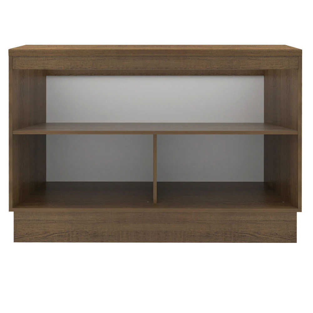 Balcão Madesa Glamy 120 cm 2 Portas (Com Tampo) Rustic/Branco - Image 11
