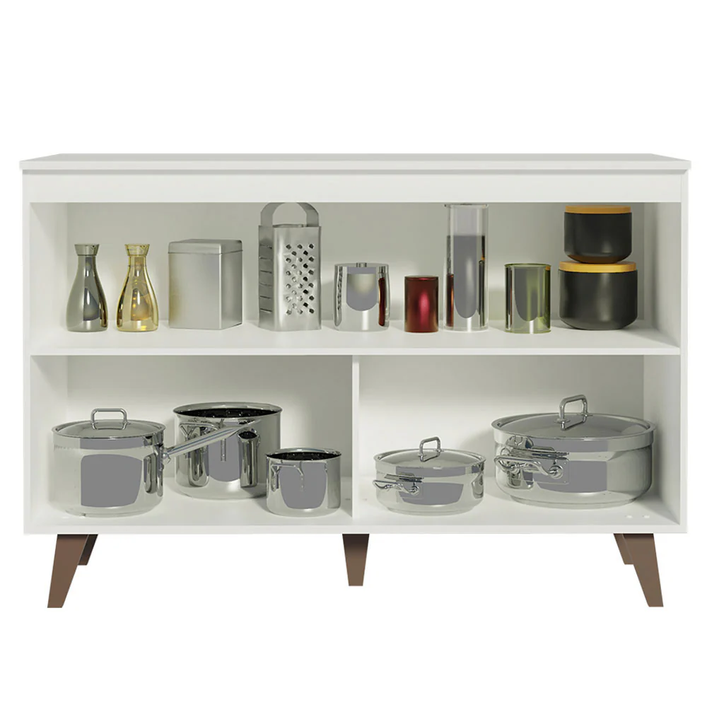 Balcão Gabinete de Pia Madesa Reims 2 Portas Branco - Image 3