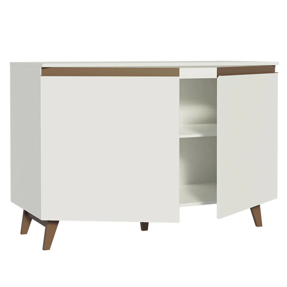 Balcão Gabinete de Pia Madesa Reims 2 Portas Branco - Image 4