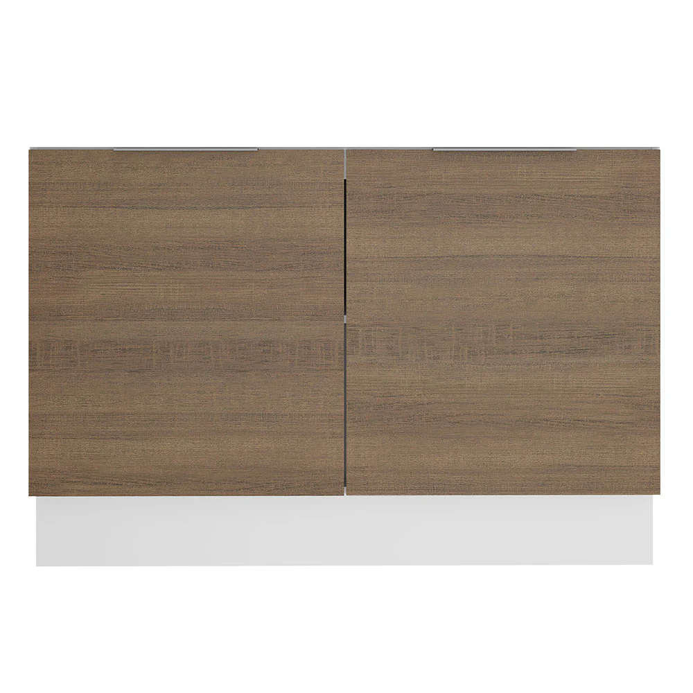 Balcão Gabinete de Pia Madesa Stella 2 Portas (Sem Tampo e Pia) Branco/Rustic - Image 9