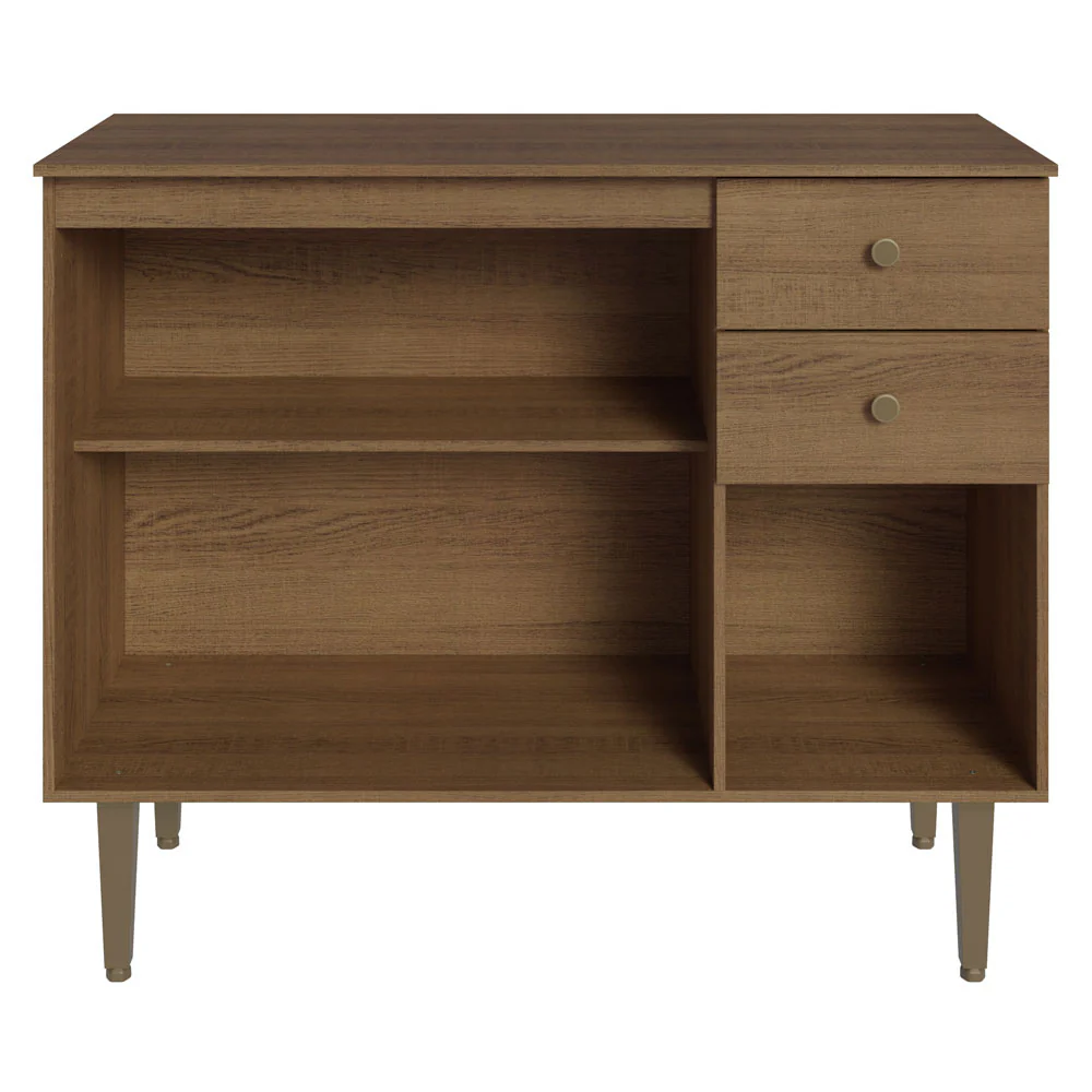 Balcão Gabinete 3 Portas 2 Gavetas Rustic Gourmet Madesa - Image 6