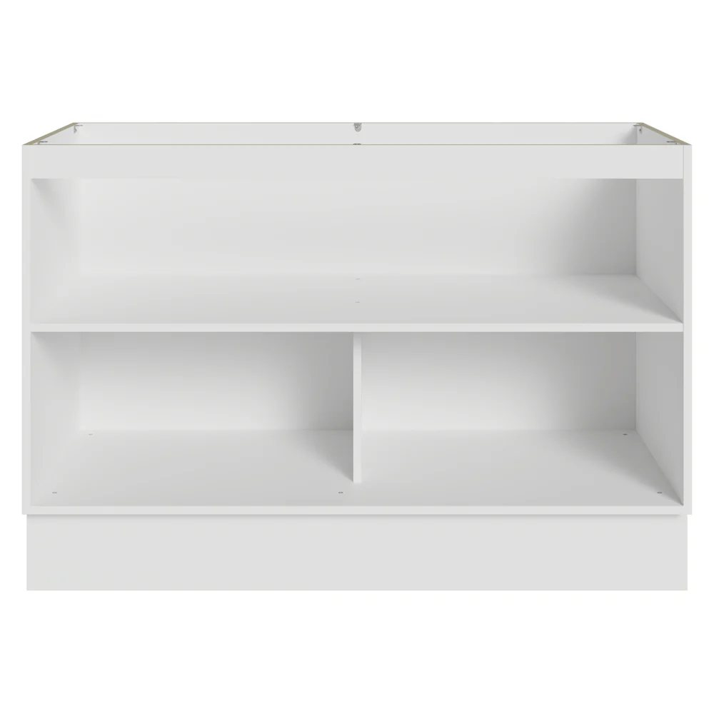 Balcão Gabinete de Pia 120 x 60 cm (Sem Tampo) Branco/Crema Vik Madesa - Image 12