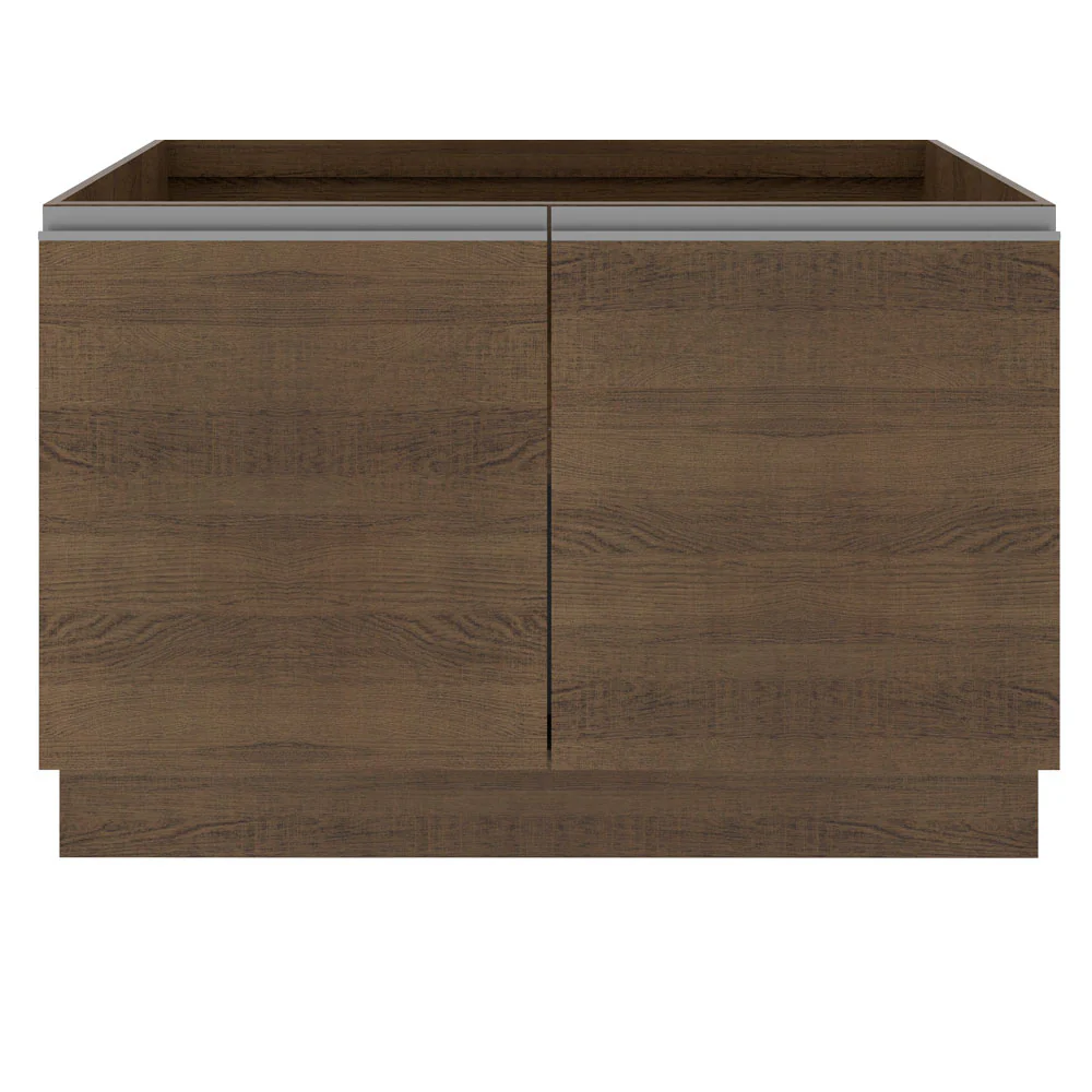Balcão Gabinete de Pia Madesa Glamy 120 cm 2 Portas (Sem Tampo e Pia) Rustic - Image 10