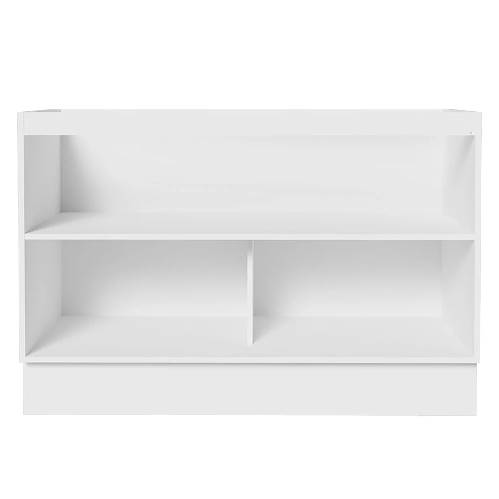 Balcão Gabinete de Pia 120 x 60 cm 2 Portas (Sem Tampo) Branco Glamy Madesa - Image 6