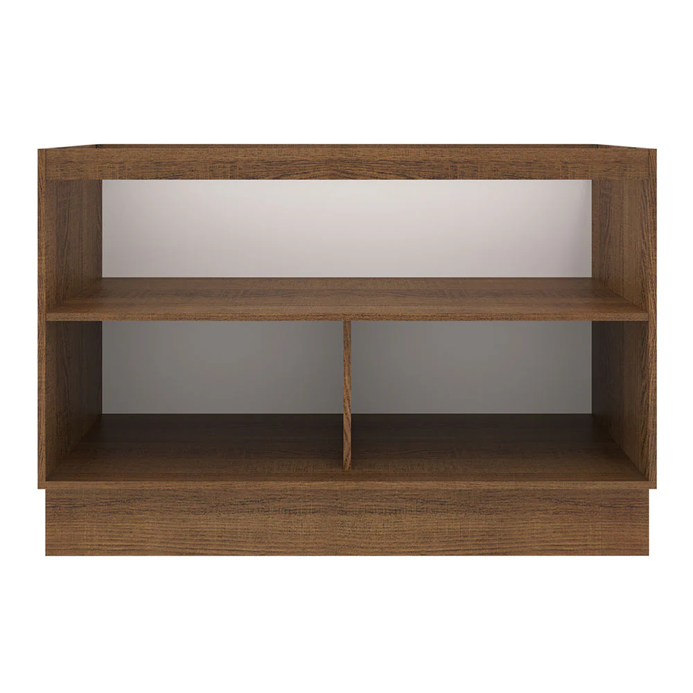 Balcão Gabinete de Pia Madesa Agata 120 x 60 cm 2 Portas (Sem Tampo) Rustic/Preto - Image 10