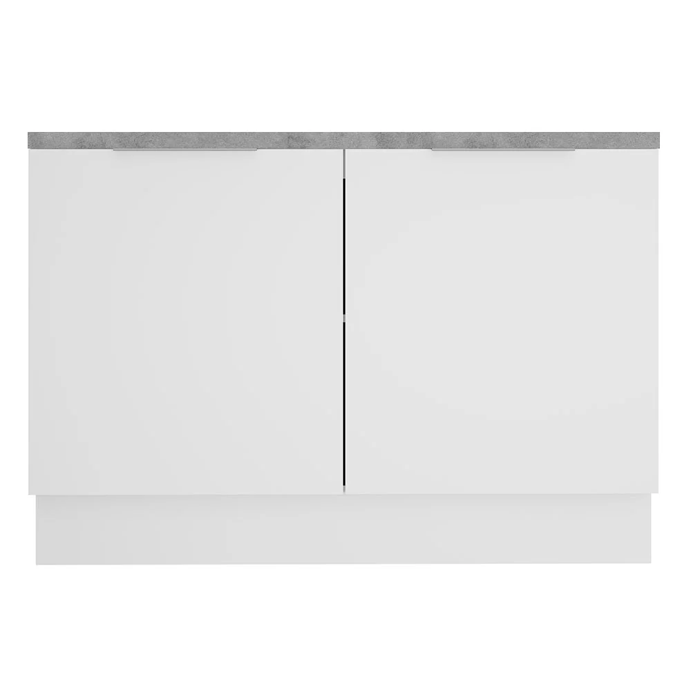 Balcão Gabinete Madesa Stella 120 x 60 cm 2 Portas (Com Tampo) Branco - Image 9