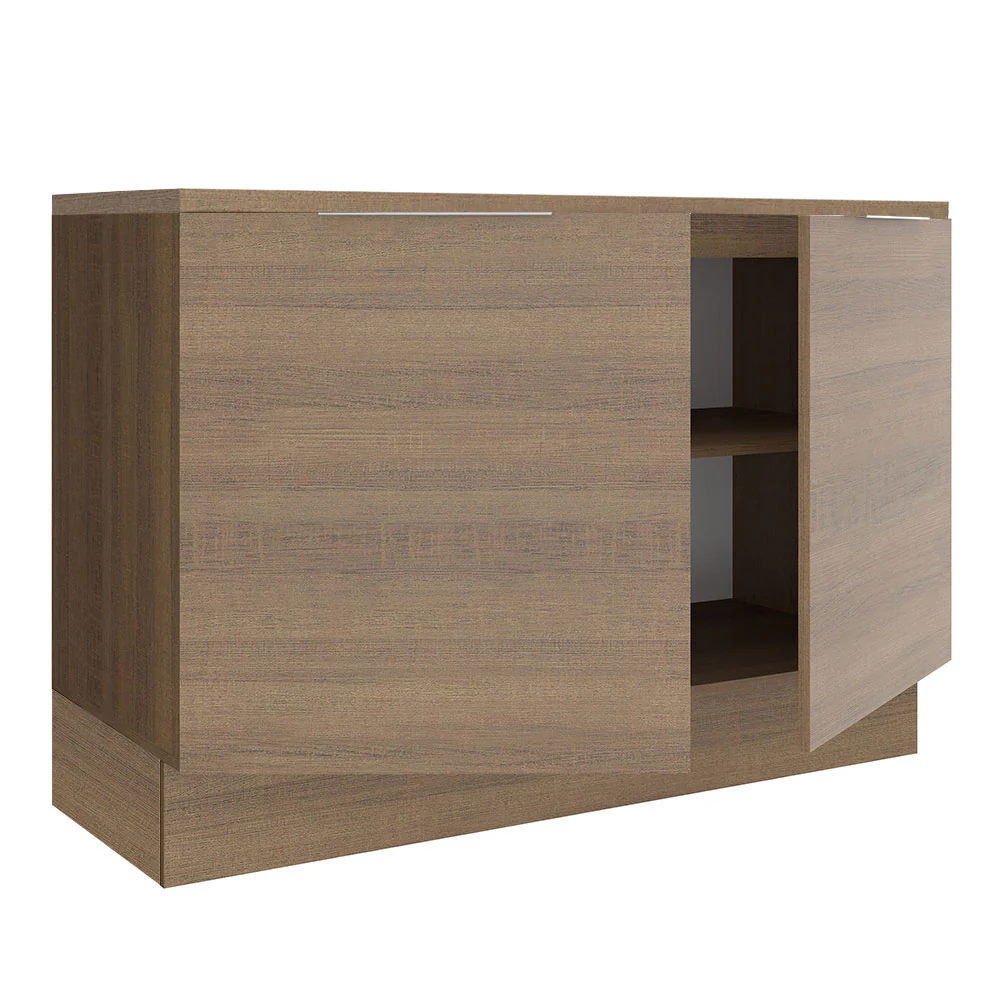 Balcão Gabinete Madesa Stella 120 x 60 cm 2 Portas (Com Tampo) Rustic - Image 4