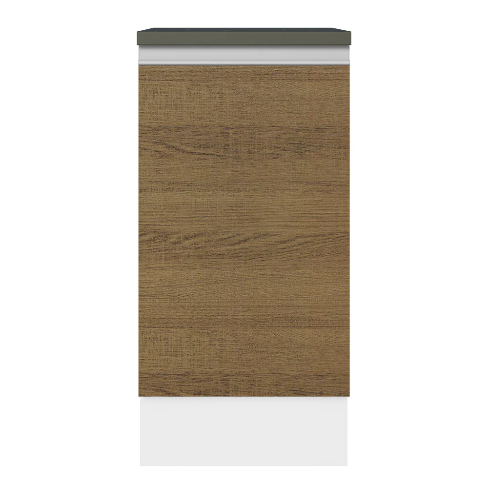 Balcão Madesa Acordes 100% MDF 40 cm 1 Porta Branco/Rustic - Image 6
