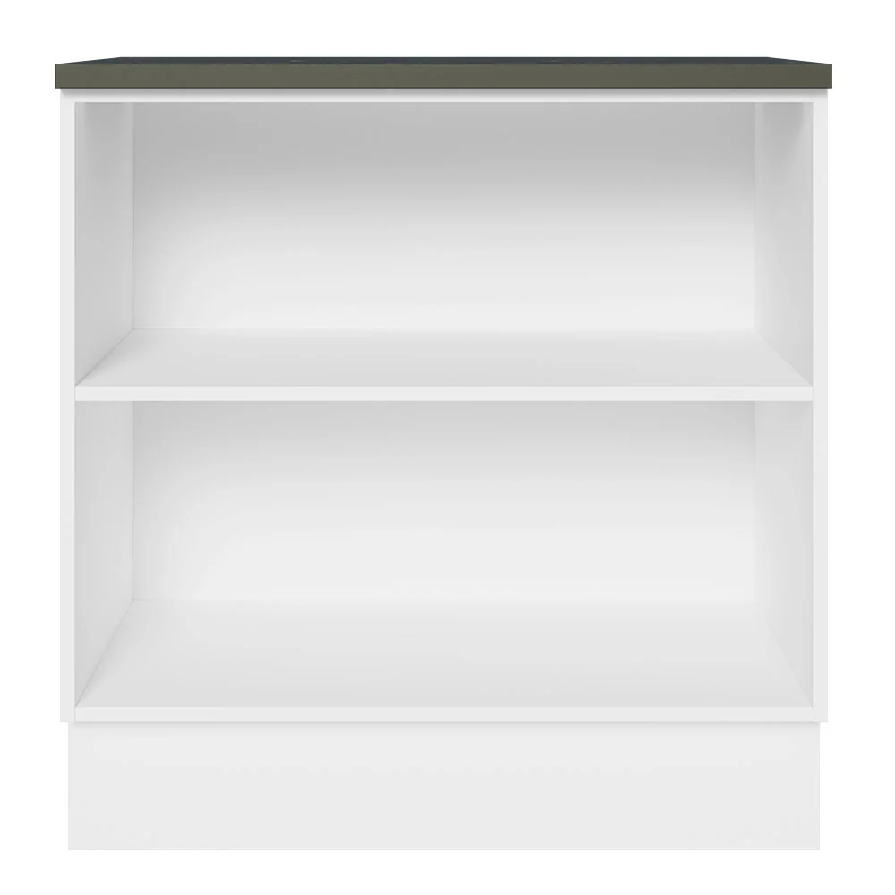 Balcão Madesa Acordes 100% MDF 80 cm 2 Portas Branco Brilho - Image 5