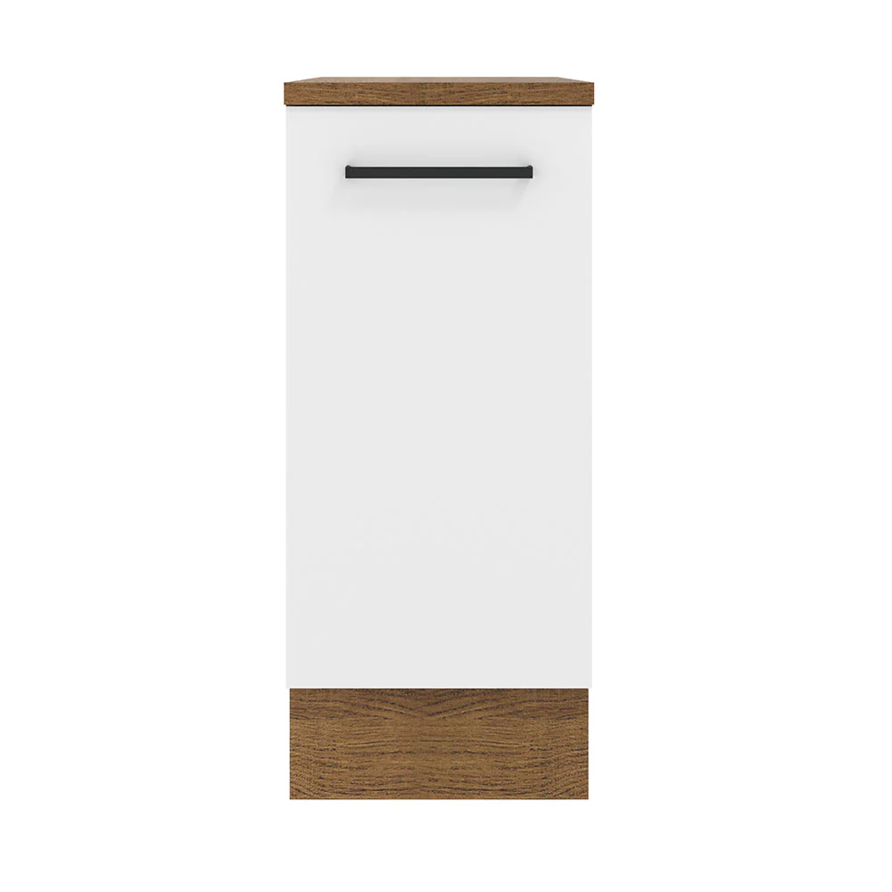 Balcão Madesa Agata 35 x 60 cm 1 Porta (Com Tampo) Rustic/Branco - Image 8
