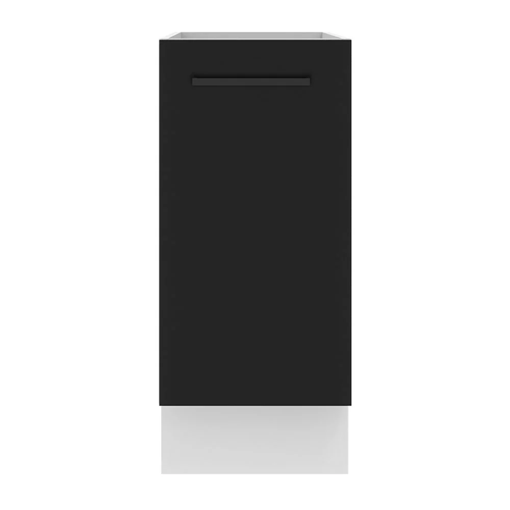 Balcão Madesa Agata 35 x 60 cm 1 Porta (Sem Tampo) Branco/Preto - Image 10