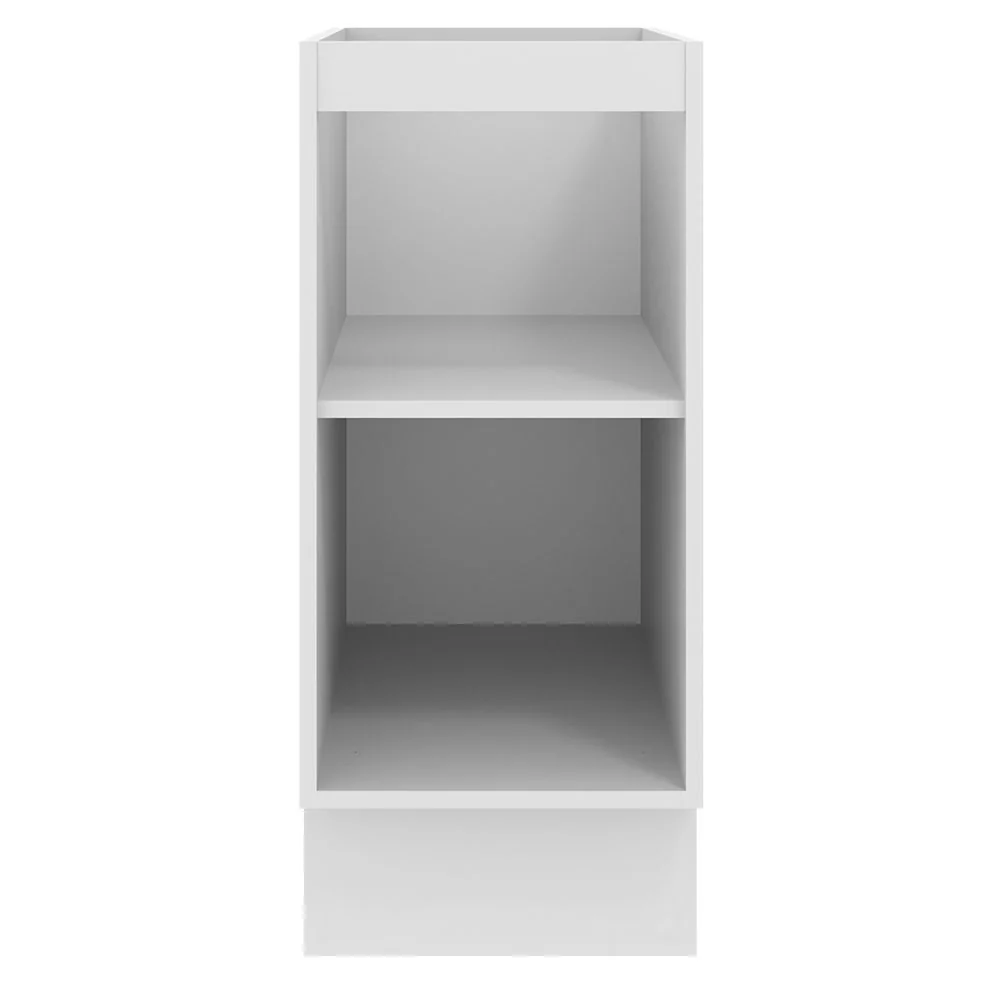 Balcão Madesa Agata 35 x 60 cm 1 Porta (Sem Tampo) Branco/Preto - Image 11