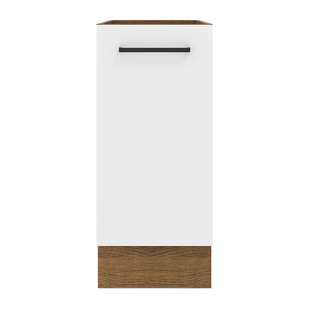 Balcão Madesa Agata 35 x 60 cm 1 Porta (Sem Tampo) Rustic/Branco - Image 8