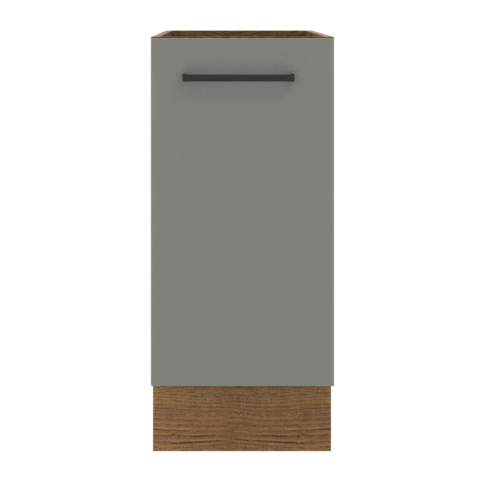 Balcão Madesa Agata 35 x 60 cm 1 Porta (Sem Tampo) Rustic/Cinza - Image 10