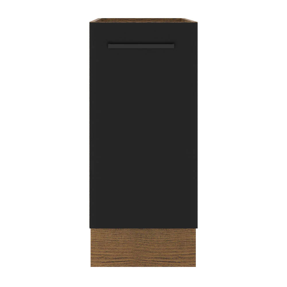 Balcão Madesa Agata 35 x 60 cm 1 Porta (Sem Tampo) Rustic/Preto - Image 10