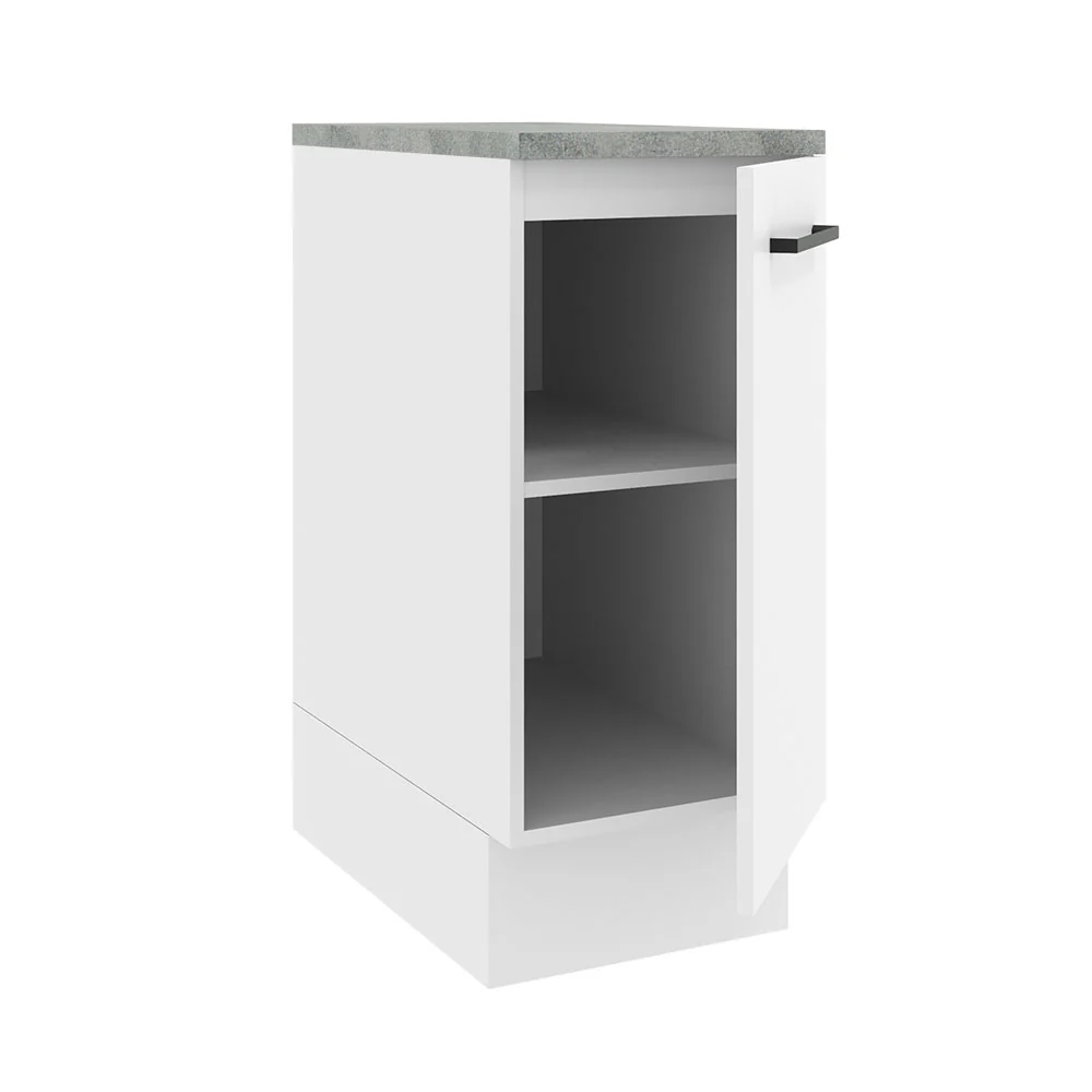 Balcão Madesa Agata 35 cm 1 Porta Branco - Image 4