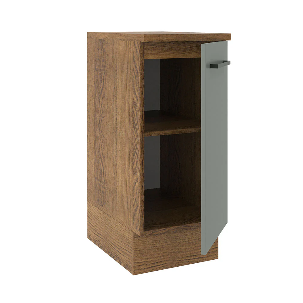 Balcão Madesa Agata 35 cm 1 Porta Rustic/Cinza - Image 4