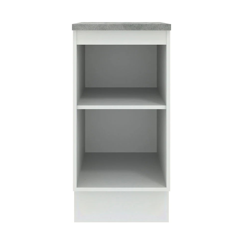 Balcão Madesa Agata 40 x 60 cm 1 Porta (Com Tampo) Branco/Preto - Image 10