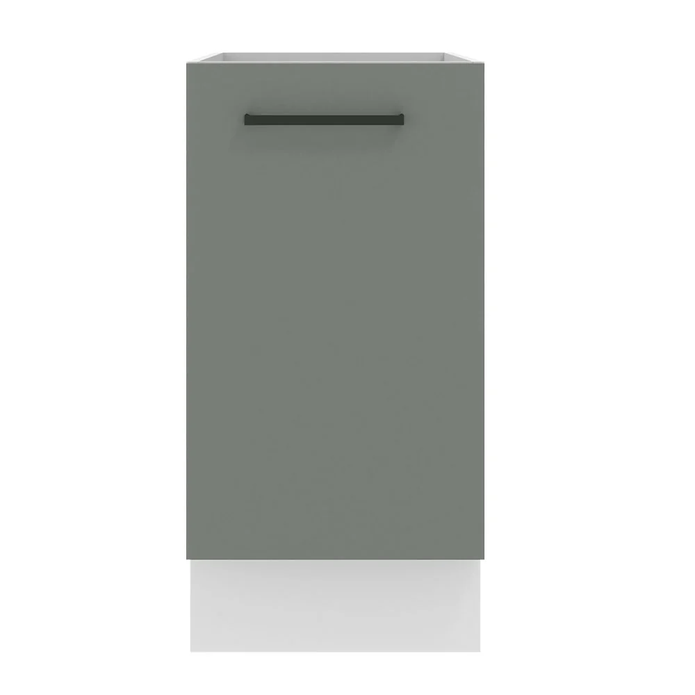 Balcão Madesa Agata 40 x 60 cm 1 Porta (Sem Tampo) Branco/Cinza - Image 10
