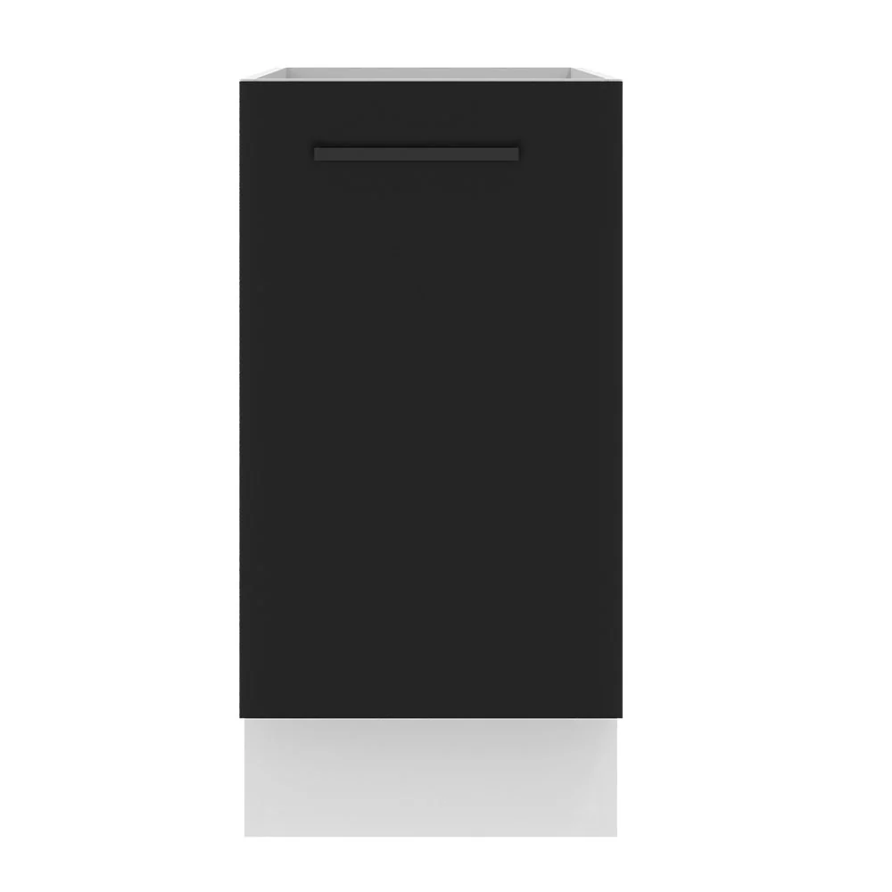 Balcão Madesa Agata 40 x 60 cm 1 Porta (Sem Tampo) Branco/Preto - Image 10