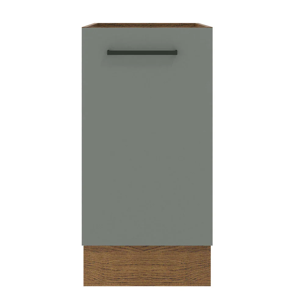 Balcão Madesa Agata 40 x 60 cm 1 Porta (Sem Tampo) Rustic/Cinza - Image 10