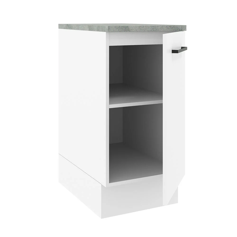 Balcão Madesa Agata 40 cm 1 Porta Branco - Image 4