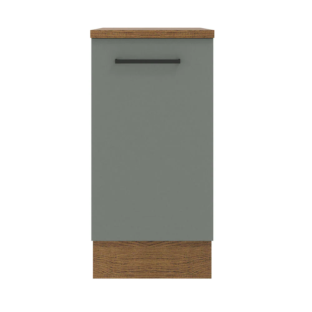 Balcão Madesa Agata 40 x 60 cm 1 Porta (Com Tampo) Rustic/Cinza - Image 10