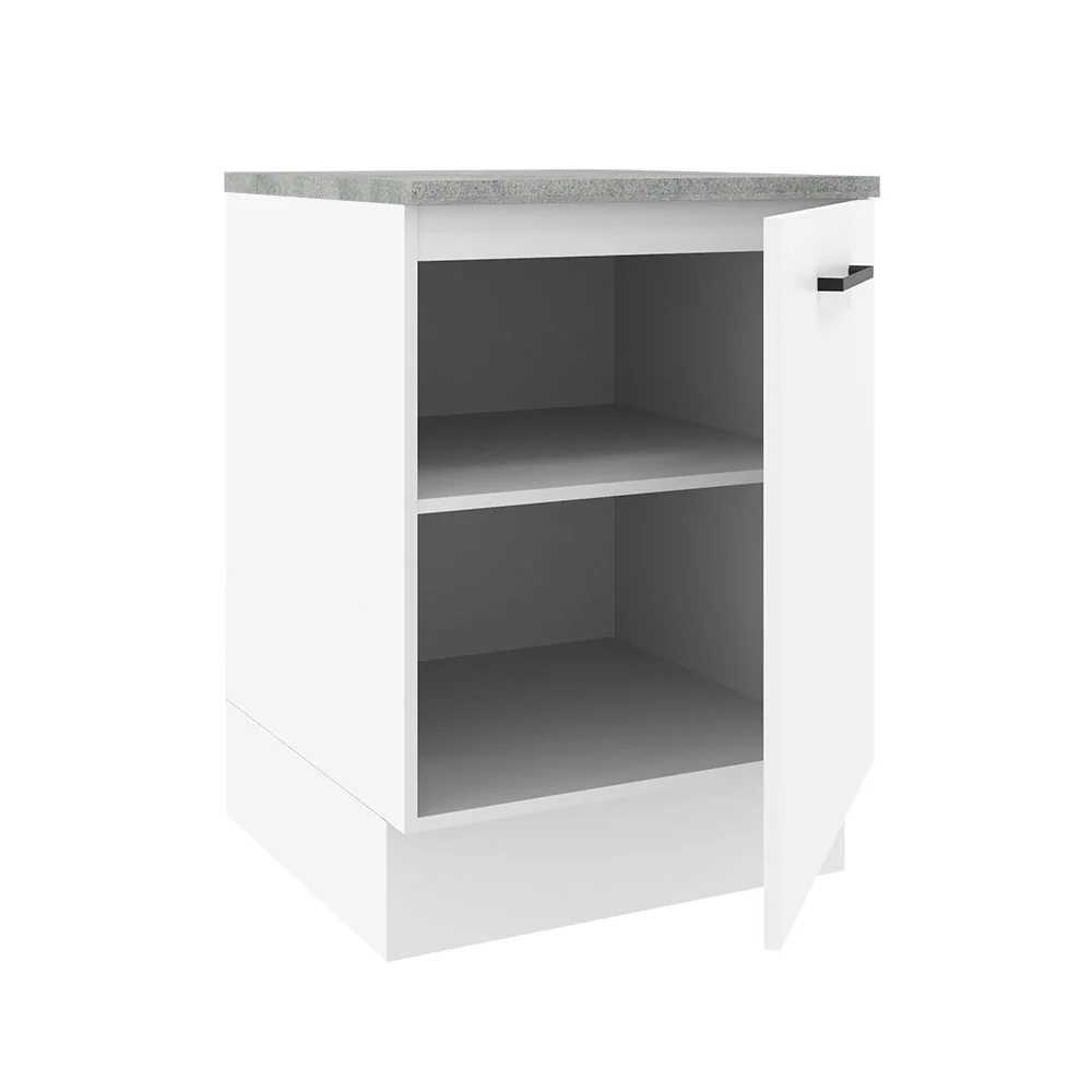 Balcão Madesa Agata 60 x 60 cm 1 Porta (Com Tampo) Branco - Image 4
