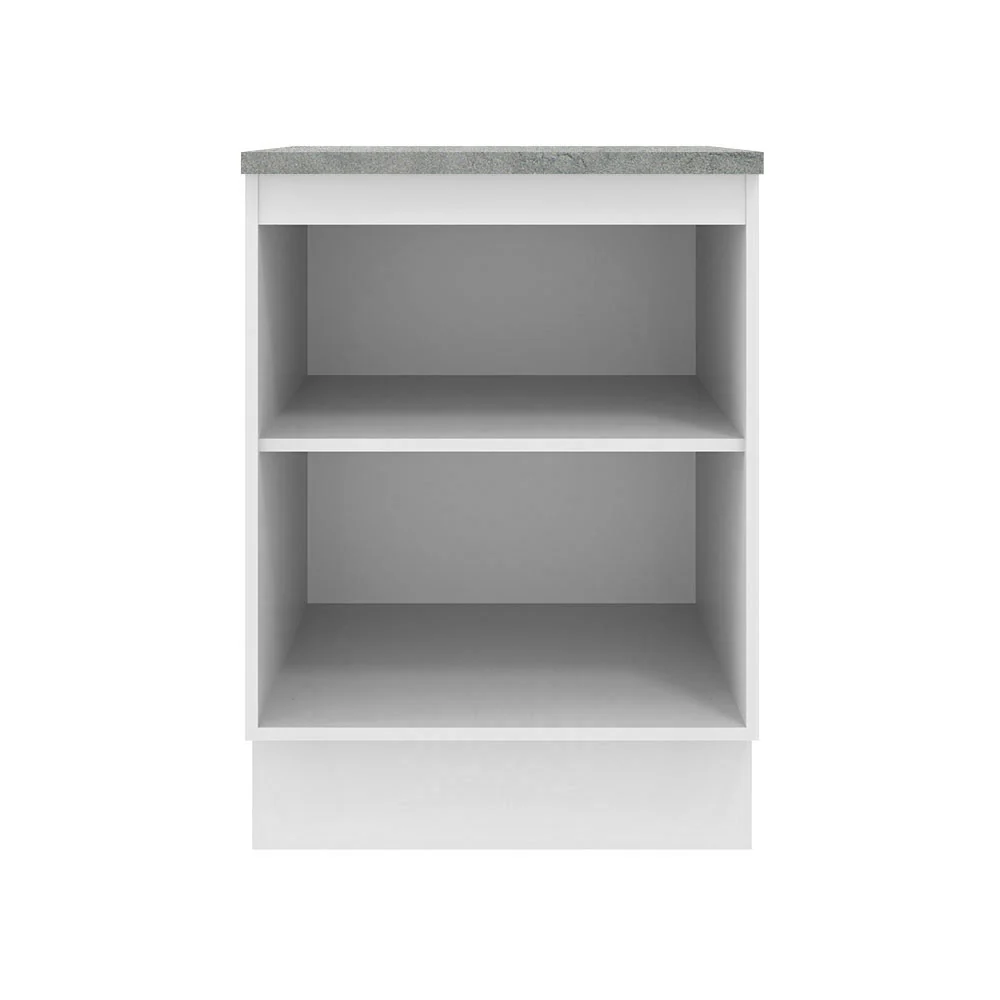 Balcão Madesa Agata 60 x 60 cm 1 Porta (Com Tampo) Branco - Image 6