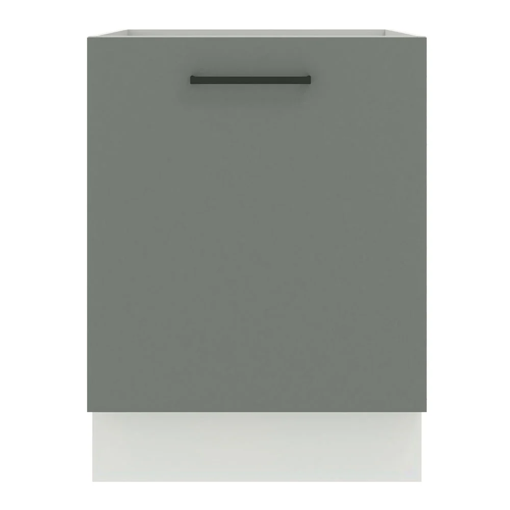 Balcão Madesa Agata 60 x 60 cm 1 Porta (Sem Tampo) Branco/Cinza - Image 10