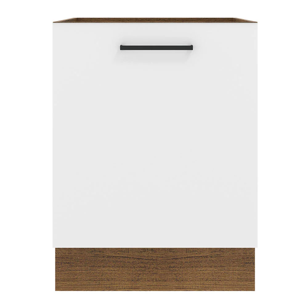 Balcão Madesa Agata 60 x 60 cm 1 Porta (Sem Tampo) Rustic/Branco - Image 8