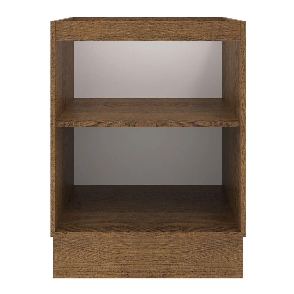 Balcão Madesa Agata 60 x 60 cm 1 Porta (Sem Tampo) Rustic/Branco - Image 9