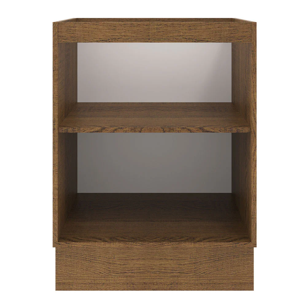Balcão Madesa Agata 60 x 60 cm 1 Porta (Sem Tampo) Rustic/Cinza - Image 11
