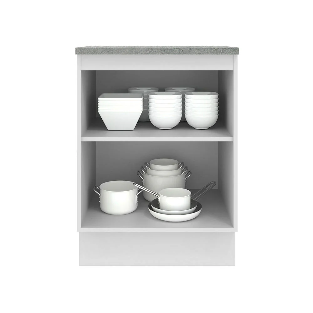 Balcão Madesa Agata 60 cm 1 Porta Branco - Image 3