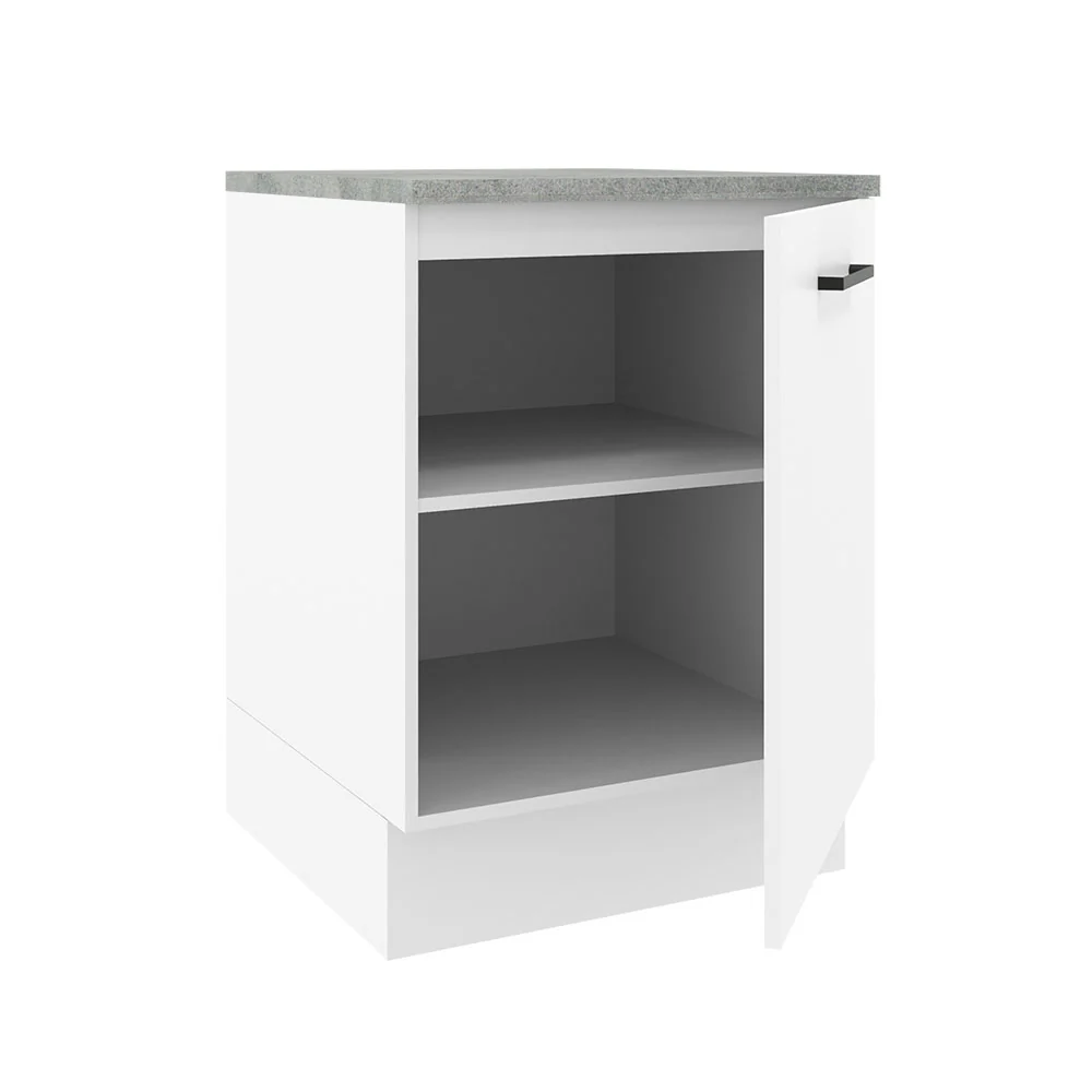 Balcão Madesa Agata 60 cm 1 Porta Branco - Image 4