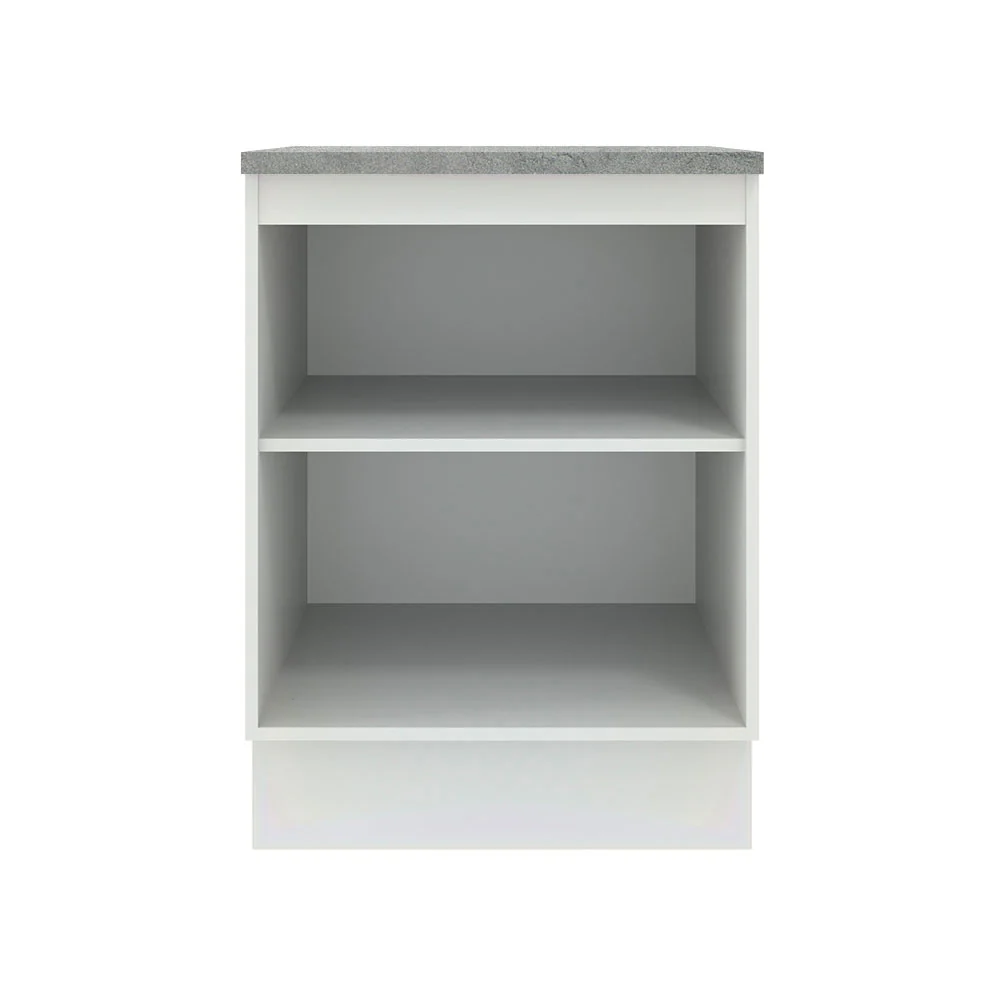 Balcão Madesa Agata 60 cm 1 Porta Branco/Cinza - Image 11