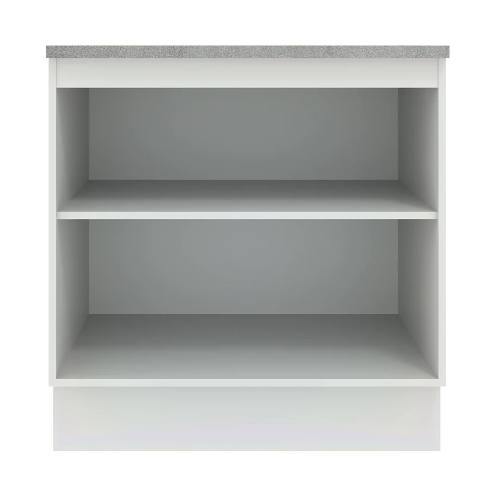 Balcão Madesa Agata 80 x 60 cm 2 Portas (Com Tampo) Branco/Preto - Image 10