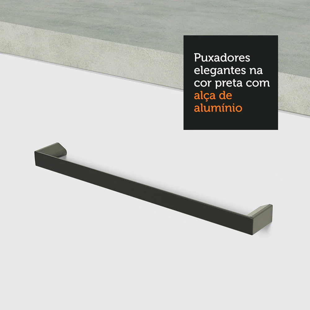 Balcão Madesa Agata 80 cm 2 Portas Branco - Image 6
