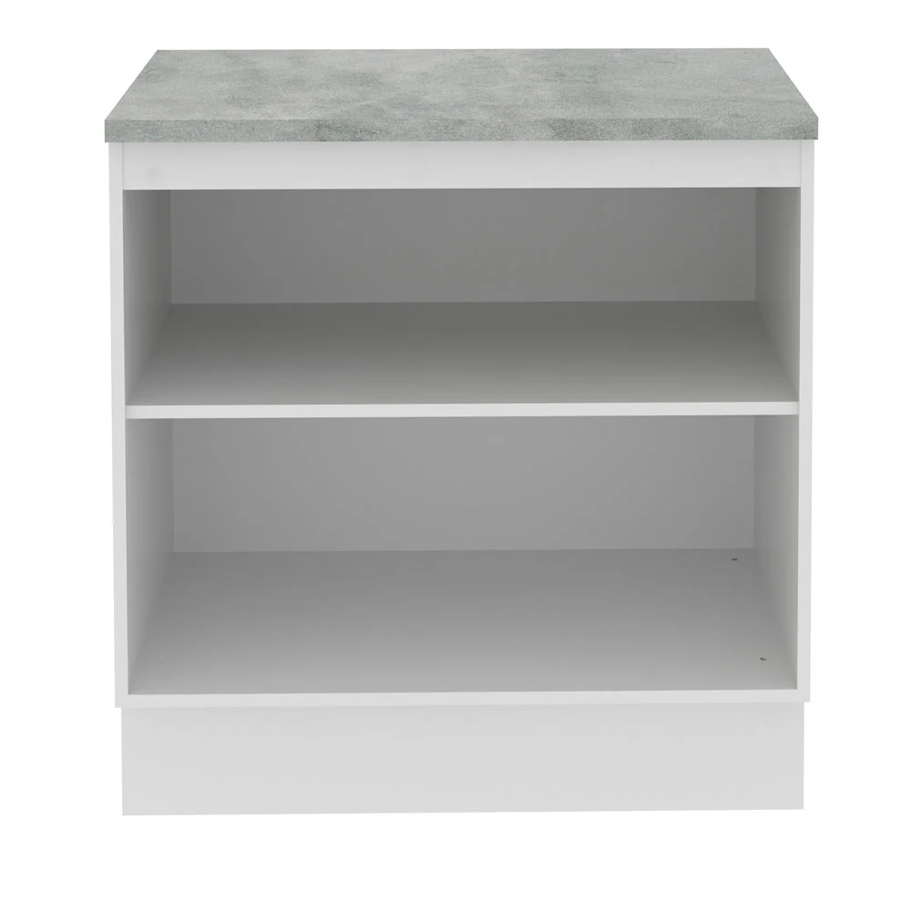 Balcão Madesa Glamy 80 cm 2 Portas Branco - Image 10