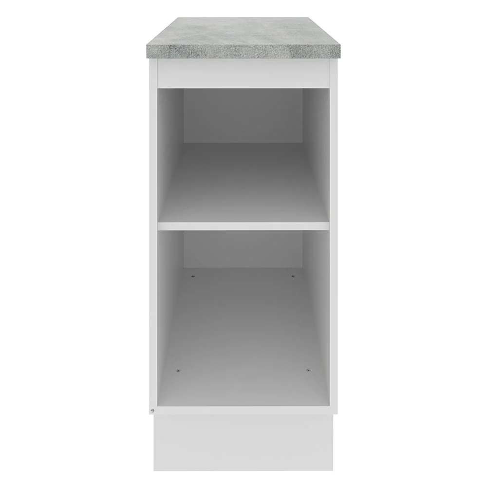 Balcão Madesa Glamy 35 x 60 cm 1 Porta (Com Tampo) Branco/Rustic - Image 11