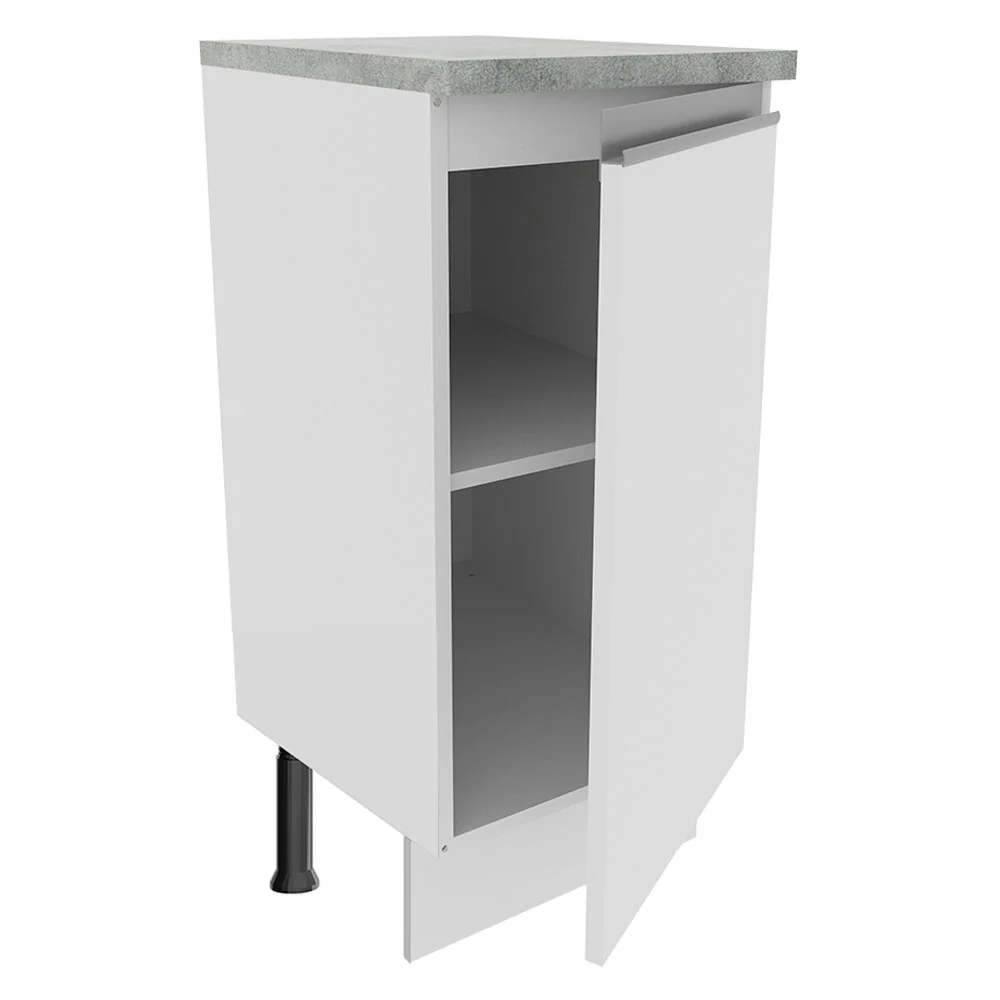 Balcão Madesa Glamy 35 cm 1 Porta Branco - Image 4