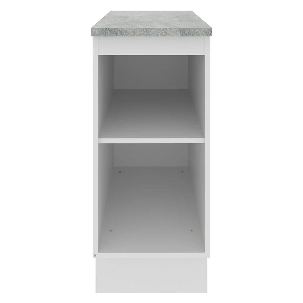 Balcão Madesa Glamy 35 cm 1 Porta Branco/Preto - Image 11
