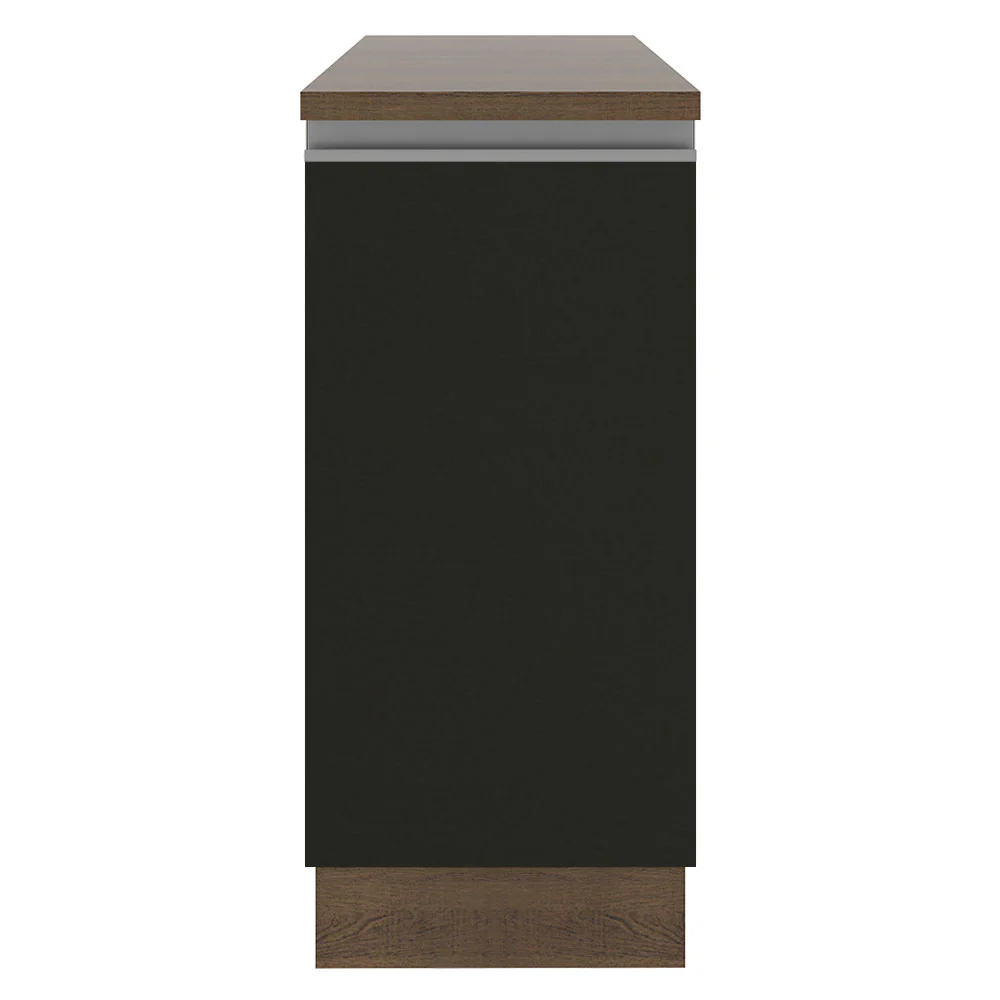 Balcão Madesa Glamy 35 cm 1 Porta Rustic/Preto - Image 10