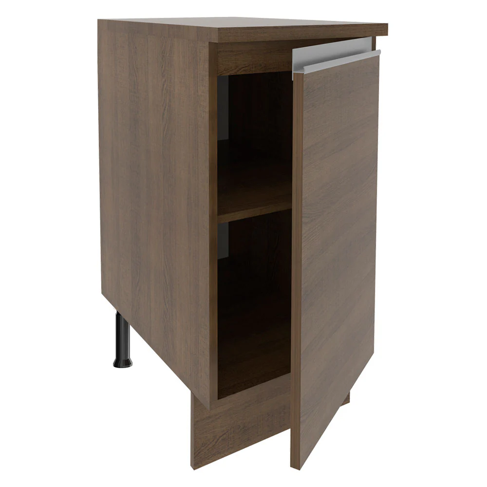 Balcão Madesa Glamy 35 x 60 cm 1 Porta (Com Tampo) Rustic - Image 4