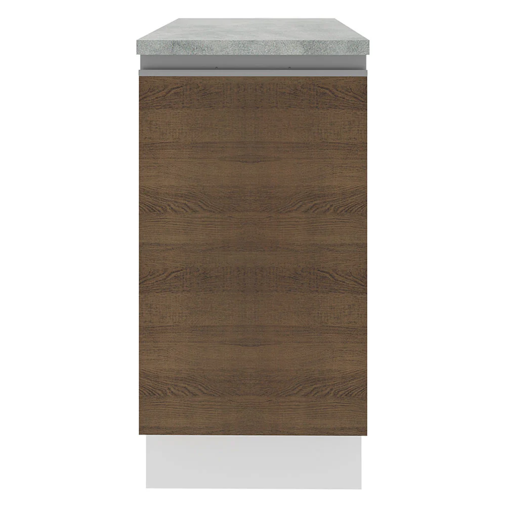 Balcão Madesa Glamy 40 x 60 cm 1 Porta (Com Tampo) Branco/Rustic - Image 10