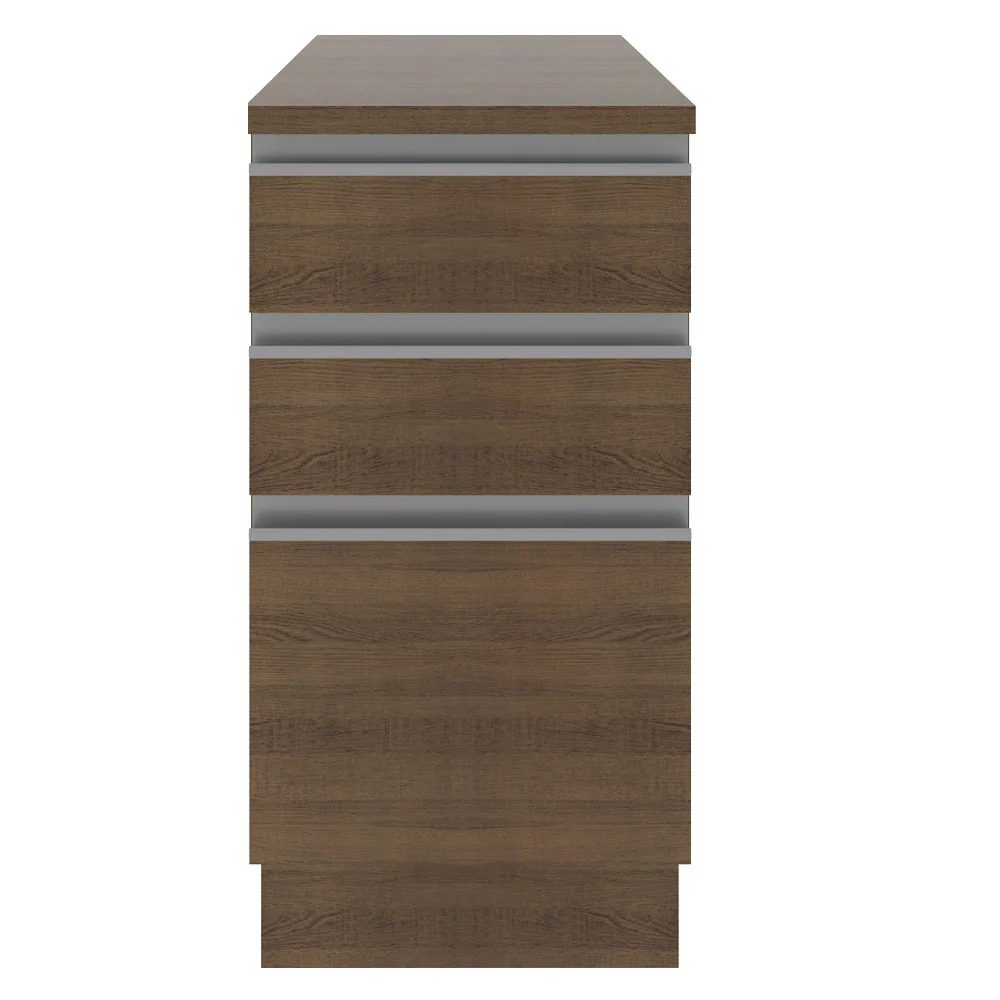 Balcão Madesa Glamy 40 cm 3 Gavetas Rustic - Image 11
