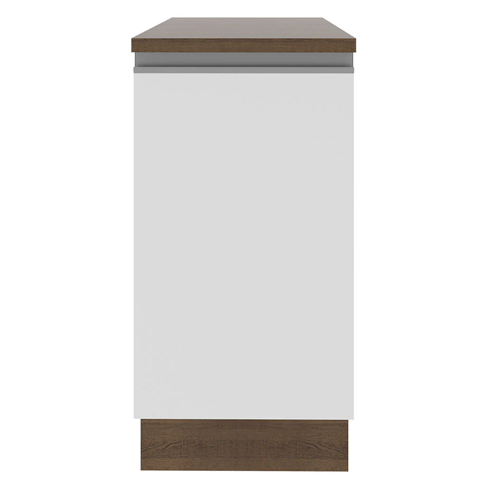 Balcão Madesa Glamy 40 x 60 cm 1 Porta (Com Tampo) Rustic/Branco - Image 9