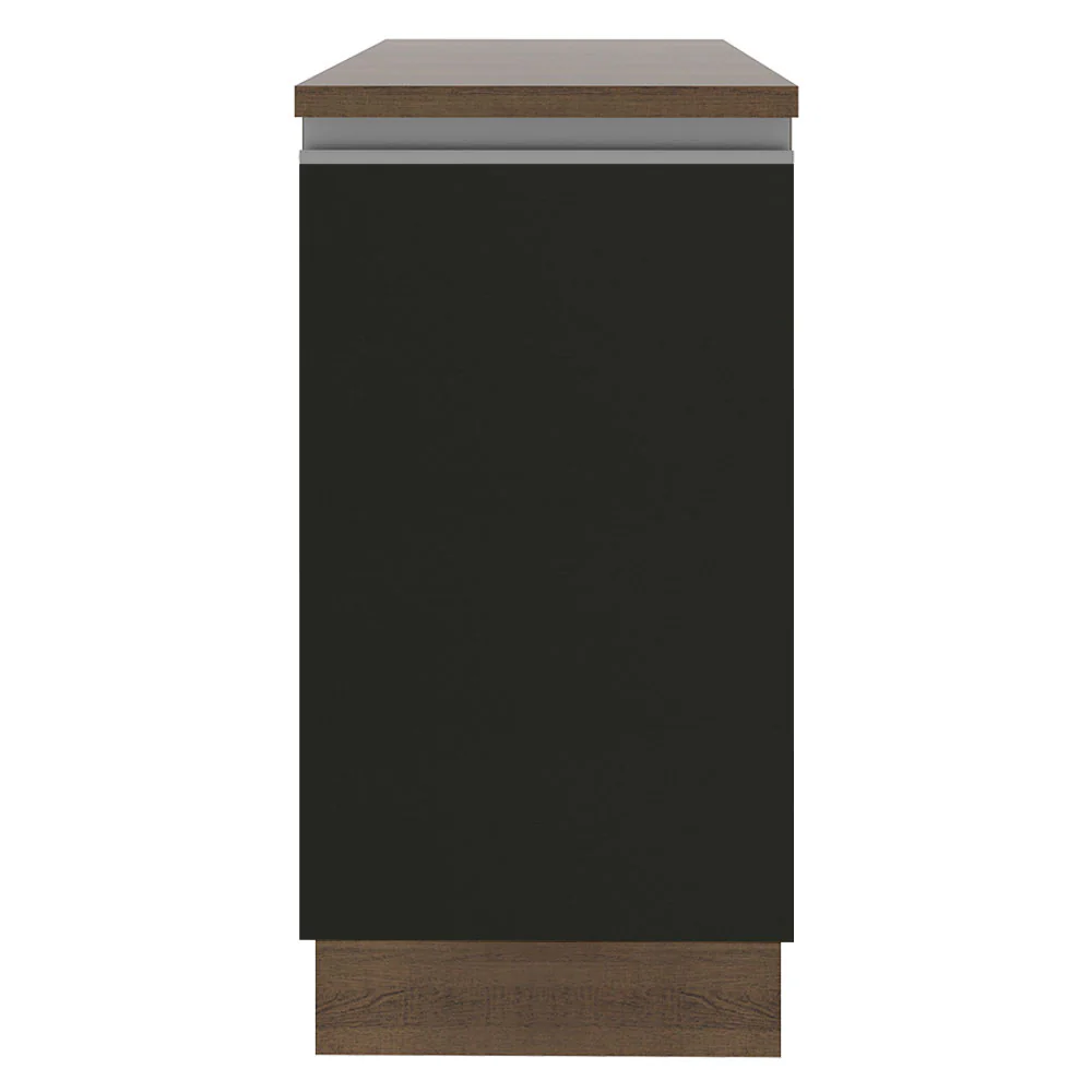 Balcão Madesa Glamy 40 x 60 cm 1 Porta (Com Tampo) Rustic/Preto - Image 10