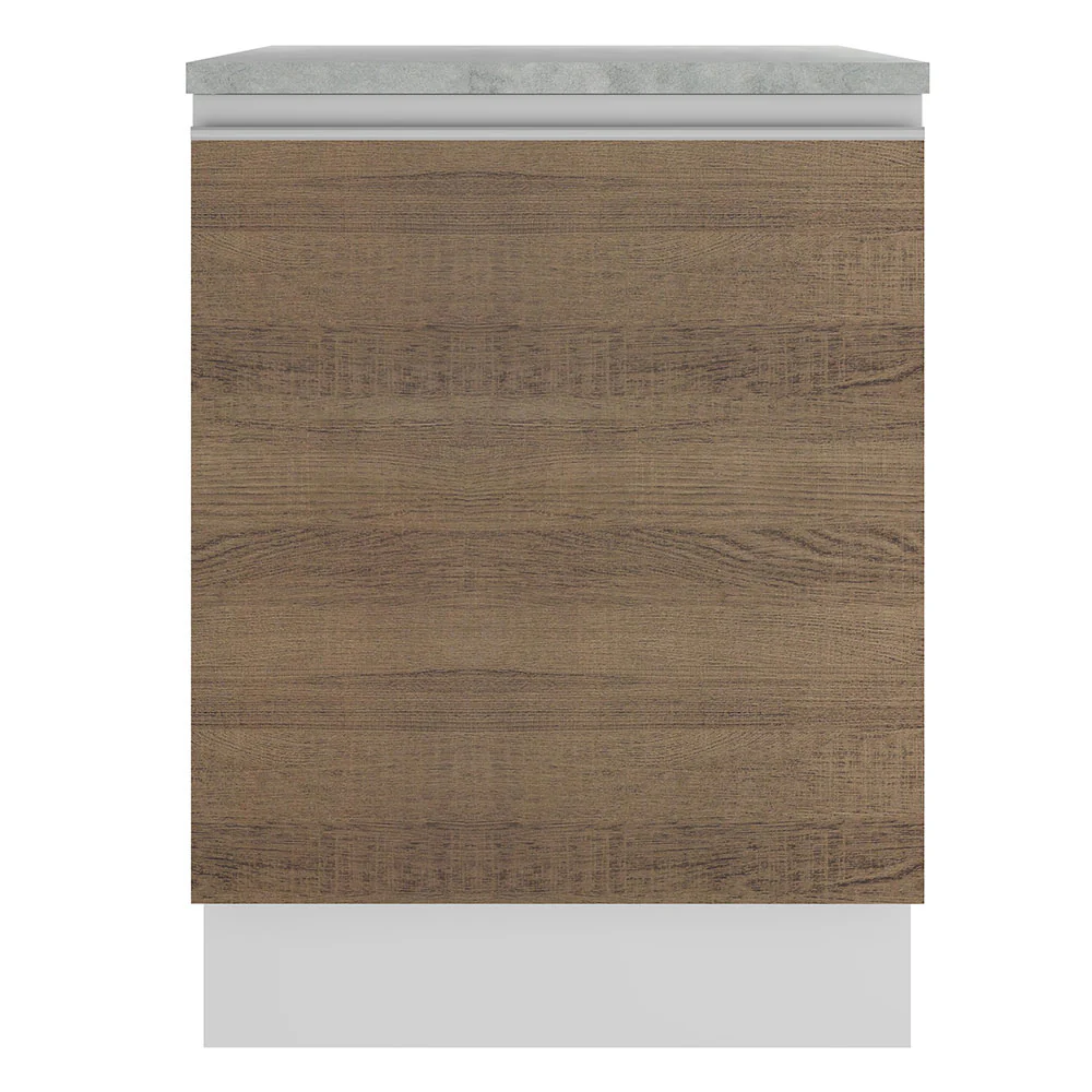 Balcão Madesa Glamy 60 cm 1 Porta Branco/Rustic - Image 10