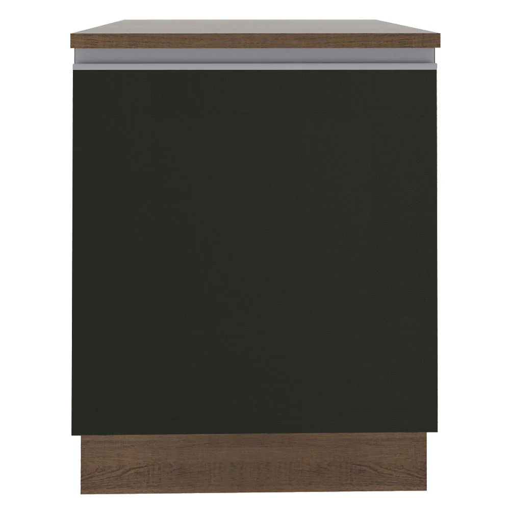 Balcão Madesa Glamy 60 cm 1 Porta Rustic/Preto - Image 10